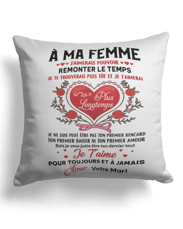 Cotton Drill Pillow (Dual Sided)