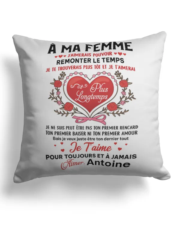 Cotton Drill Pillow (Dual Sided)