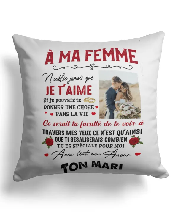 Cotton Drill Pillow (Dual Sided)
