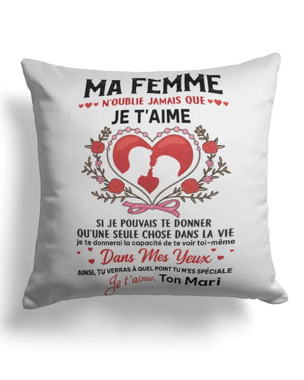 Cotton Drill Pillow (Dual Sided)