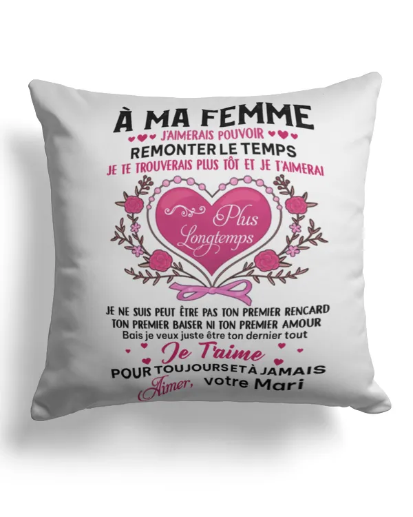 Cotton Drill Pillow (Dual Sided)