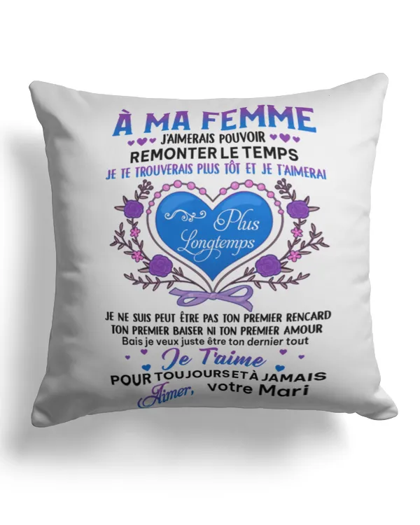 Cotton Drill Pillow (Dual Sided)