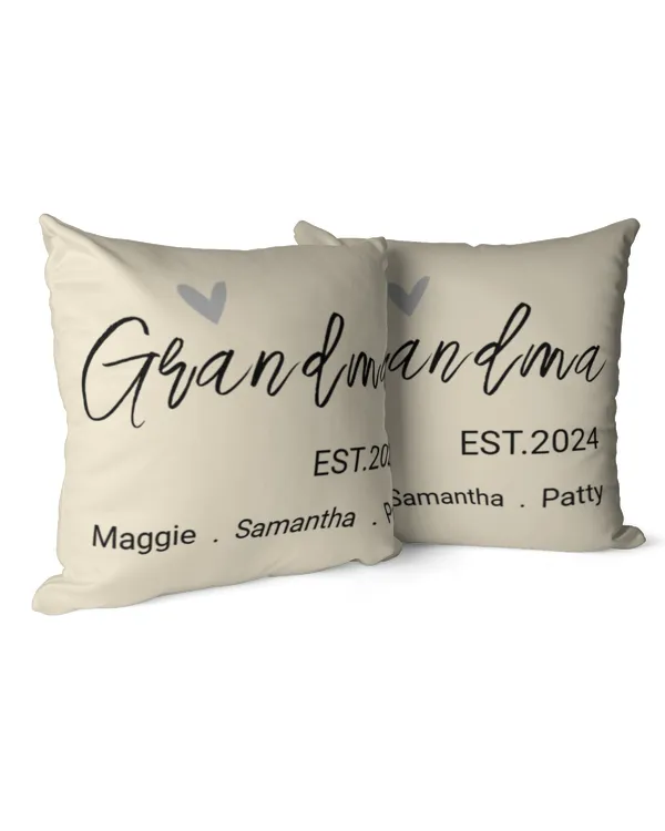 Cotton Drill Pillow (Dual Sided)