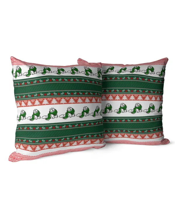 Cotton Drill Pillow (Dual Sided)