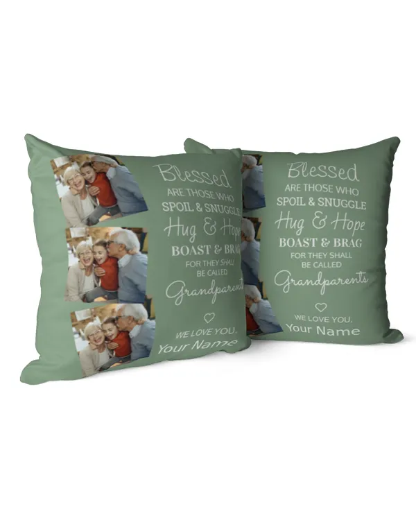 Cotton Drill Pillow (Dual Sided)