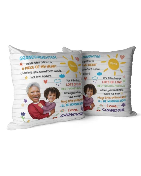 Cotton Drill Pillow (Dual Sided)