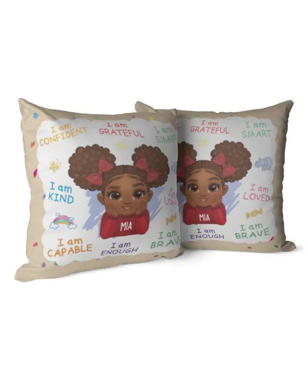 I Am Kind I Am Smart I Am Confident Son Grandson - Personalized Pillow, Gifts For Grandson, Gifts Idea For Grandson