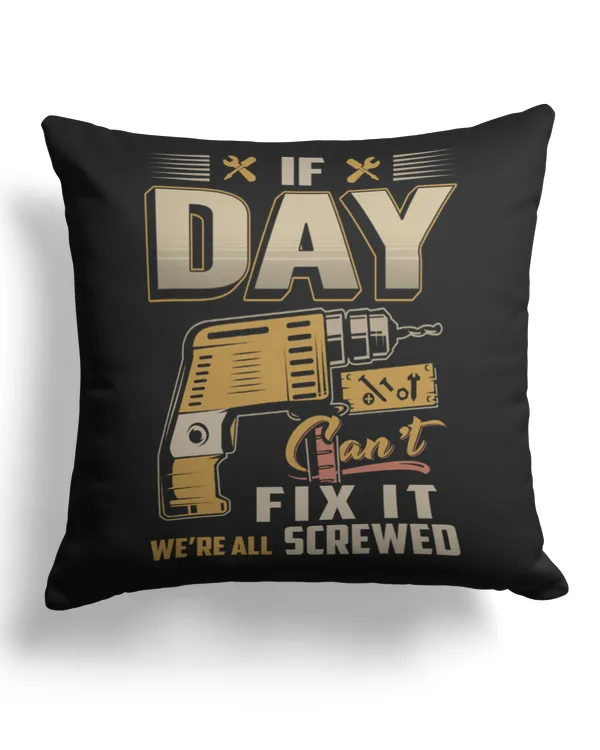 Cotton Drill Pillow (Dual Sided)
