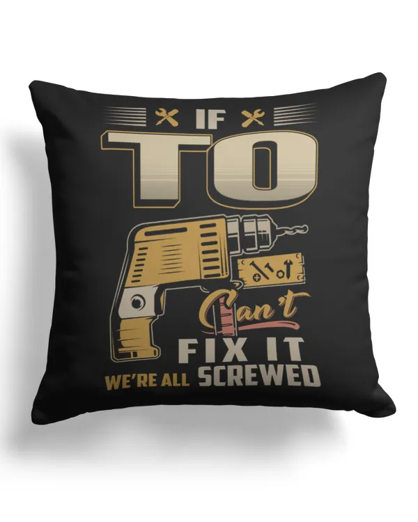 Cotton Drill Pillow (Dual Sided)
