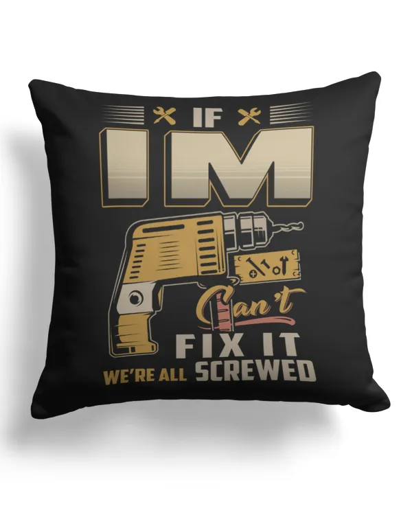 Cotton Drill Pillow (Dual Sided)