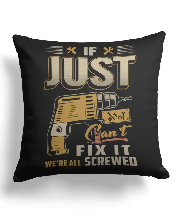 Cotton Drill Pillow (Dual Sided)