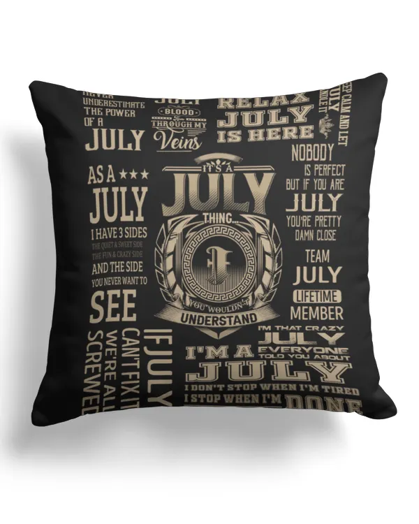 Cotton Drill Pillow (Dual Sided)
