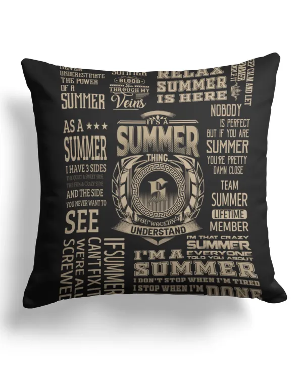 Cotton Drill Pillow (Dual Sided)