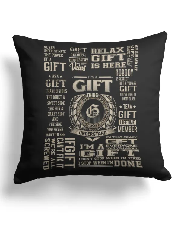 Cotton Drill Pillow (Dual Sided)
