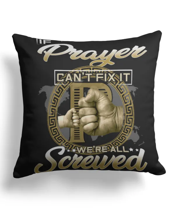 Cotton Drill Pillow (Dual Sided)