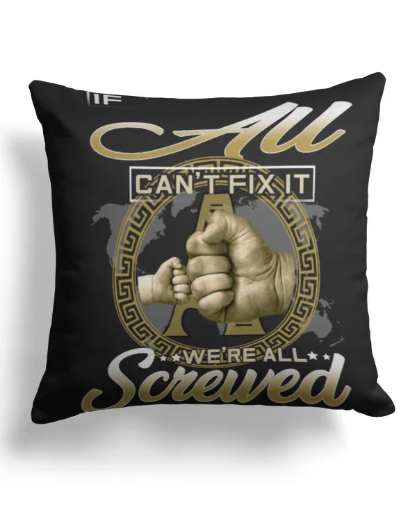 Cotton Drill Pillow (Dual Sided)