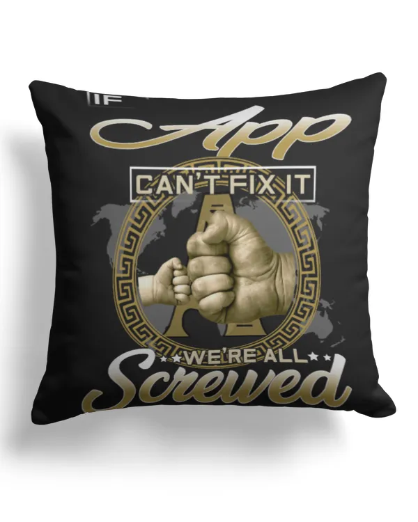 Cotton Drill Pillow (Dual Sided)