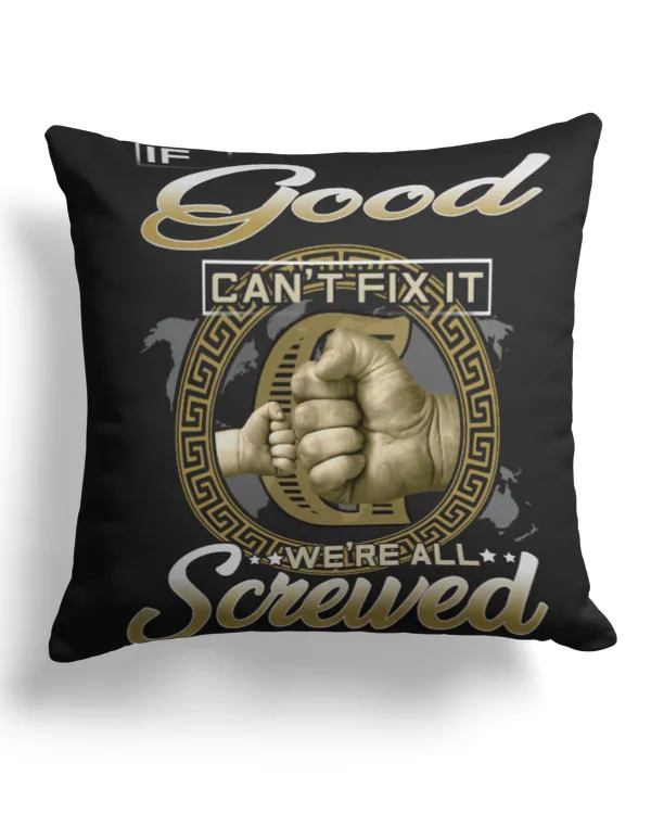 Cotton Drill Pillow (Dual Sided)