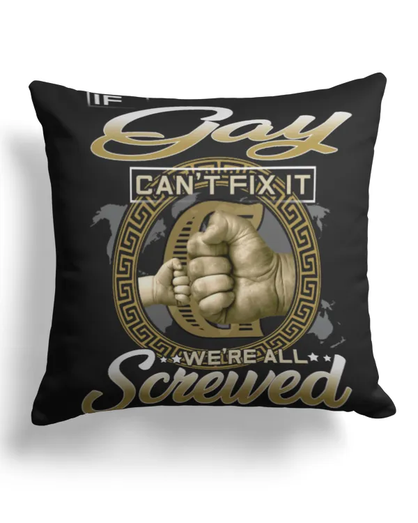 Cotton Drill Pillow (Dual Sided)