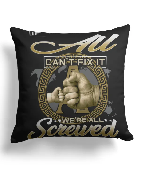 Cotton Drill Pillow (Dual Sided)