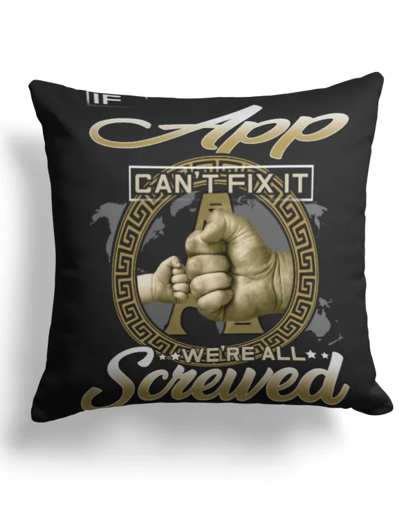 Cotton Drill Pillow (Dual Sided)