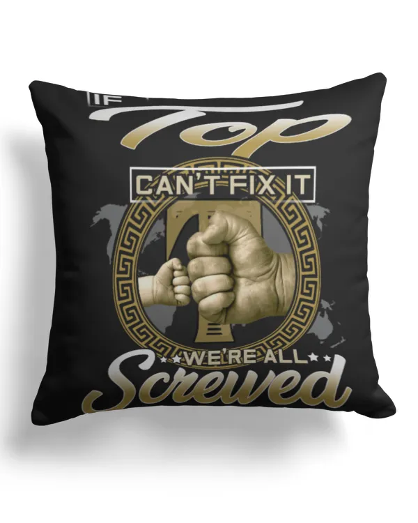 Cotton Drill Pillow (Dual Sided)