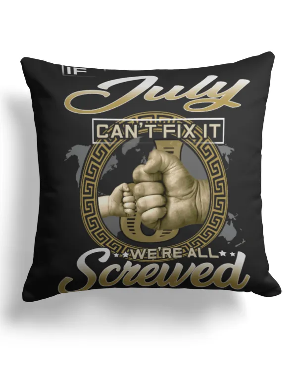 Cotton Drill Pillow (Dual Sided)