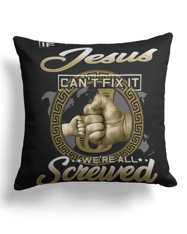 Cotton Drill Pillow (Dual Sided)