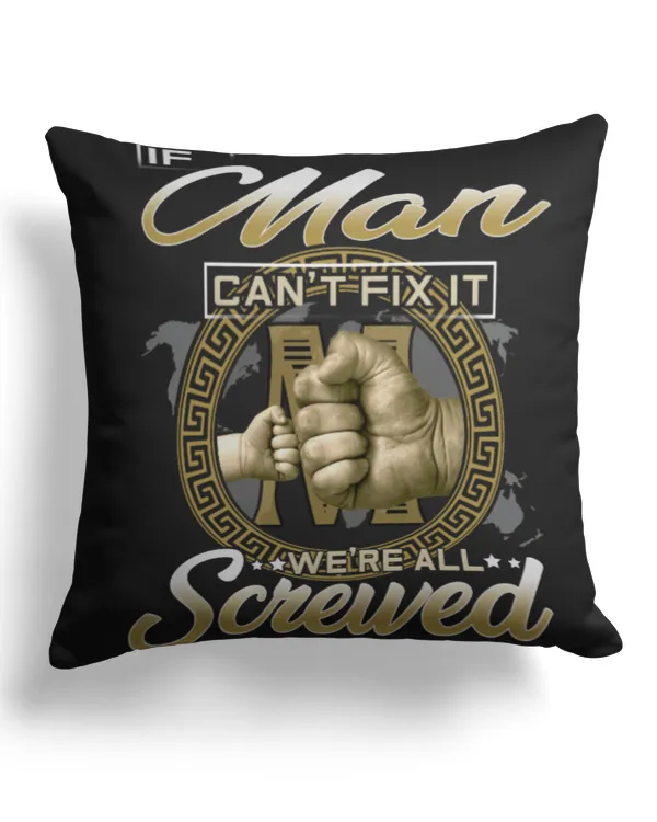 Cotton Drill Pillow (Dual Sided)