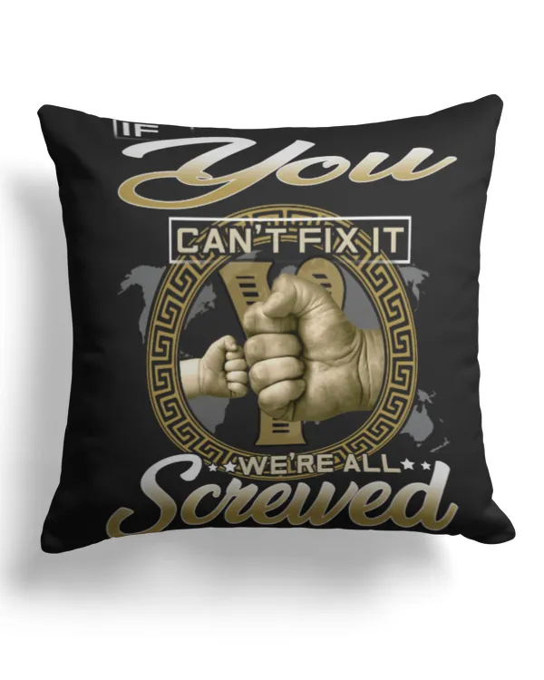 Cotton Drill Pillow (Dual Sided)