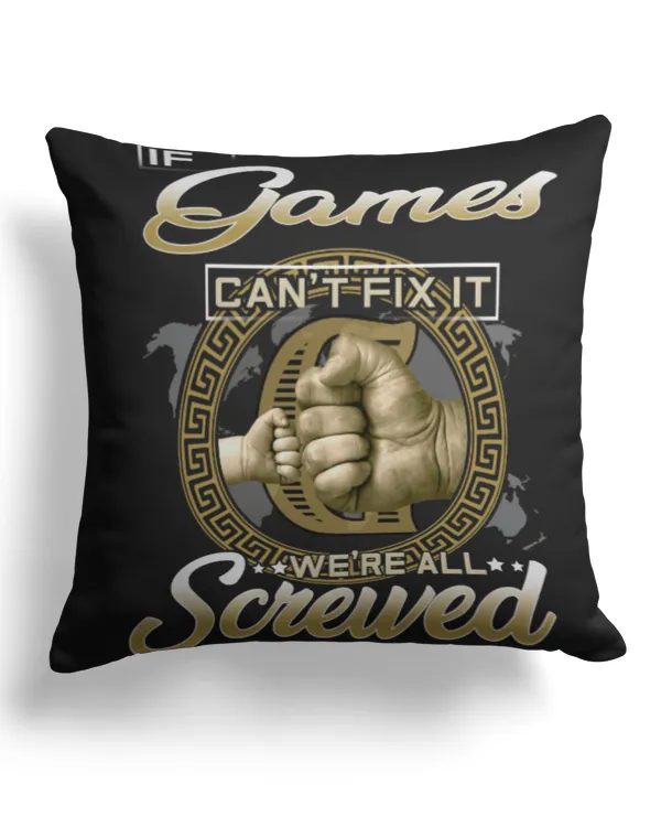 Cotton Drill Pillow (Dual Sided)