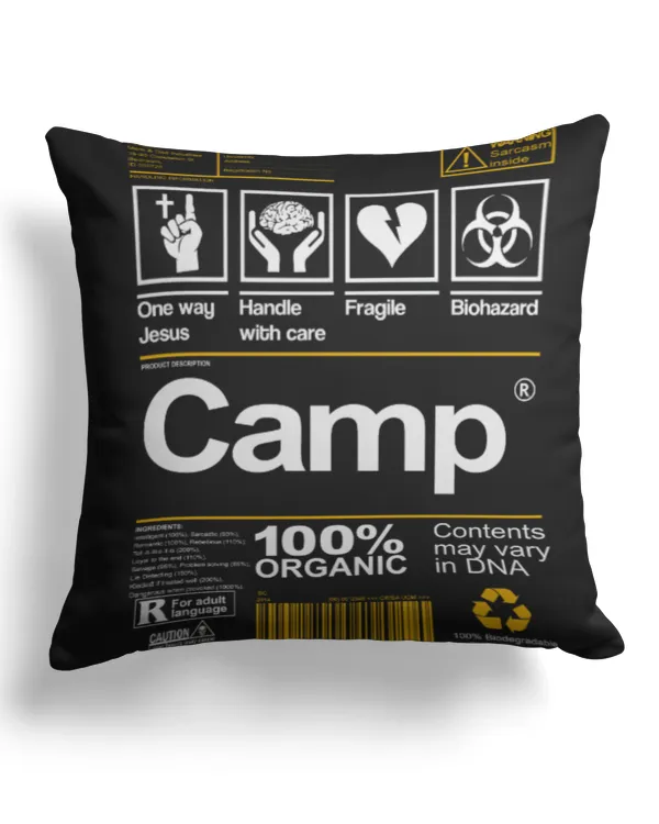 Cotton Drill Pillow (Dual Sided)