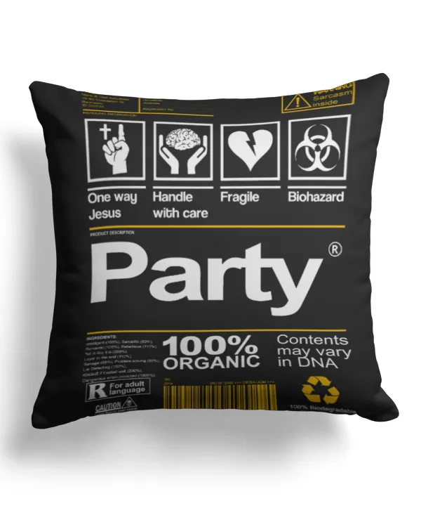 Cotton Drill Pillow (Dual Sided)