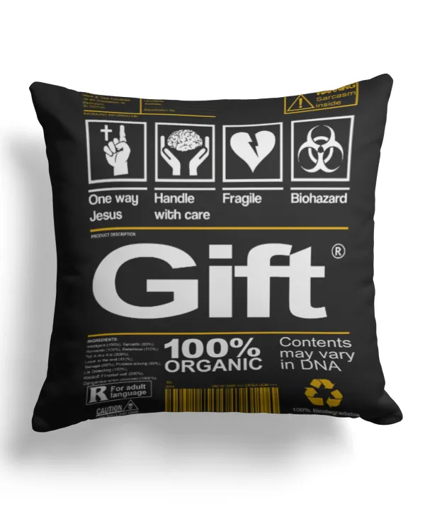Cotton Drill Pillow (Dual Sided)
