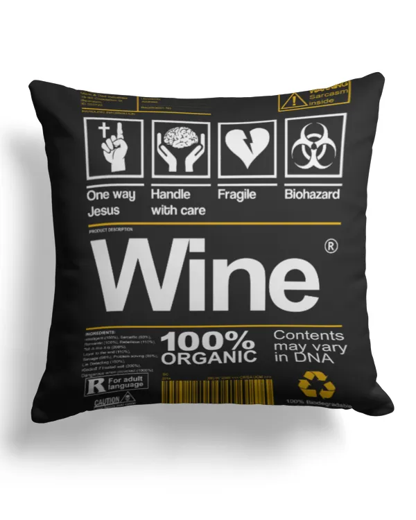 Cotton Drill Pillow (Dual Sided)