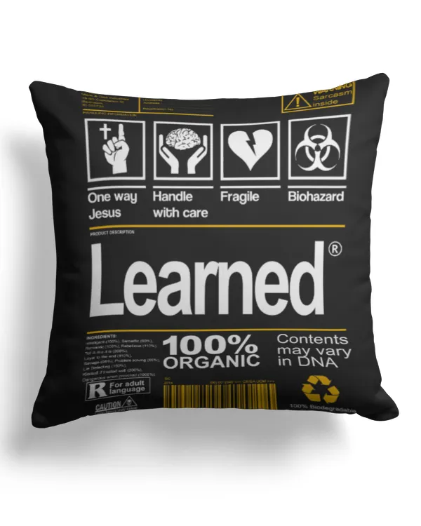 Cotton Drill Pillow (Dual Sided)