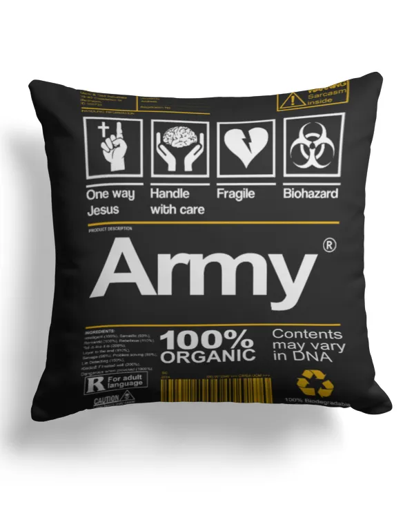 Cotton Drill Pillow (Dual Sided)