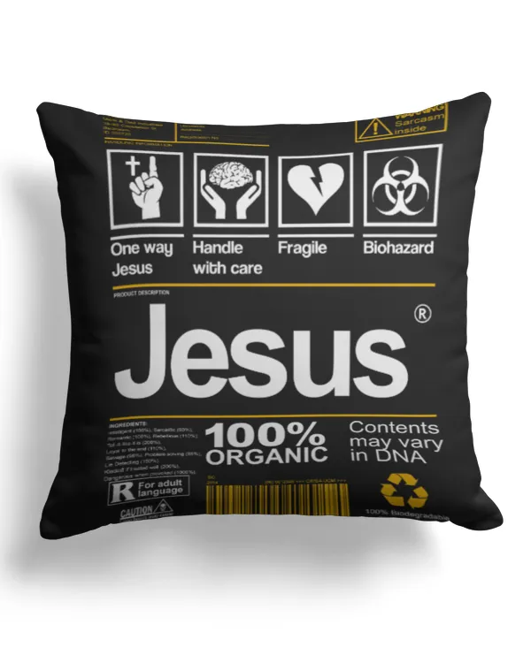 Cotton Drill Pillow (Dual Sided)