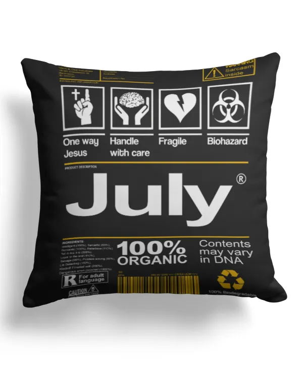 Cotton Drill Pillow (Dual Sided)