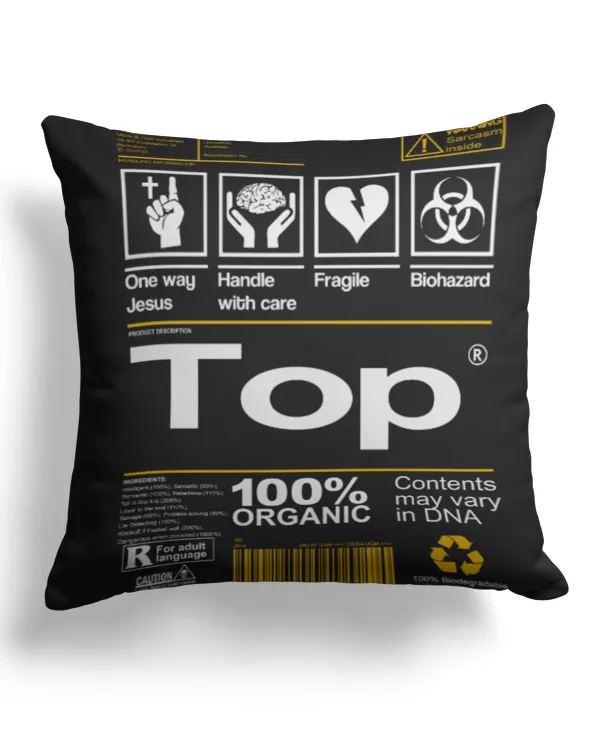 Cotton Drill Pillow (Dual Sided)