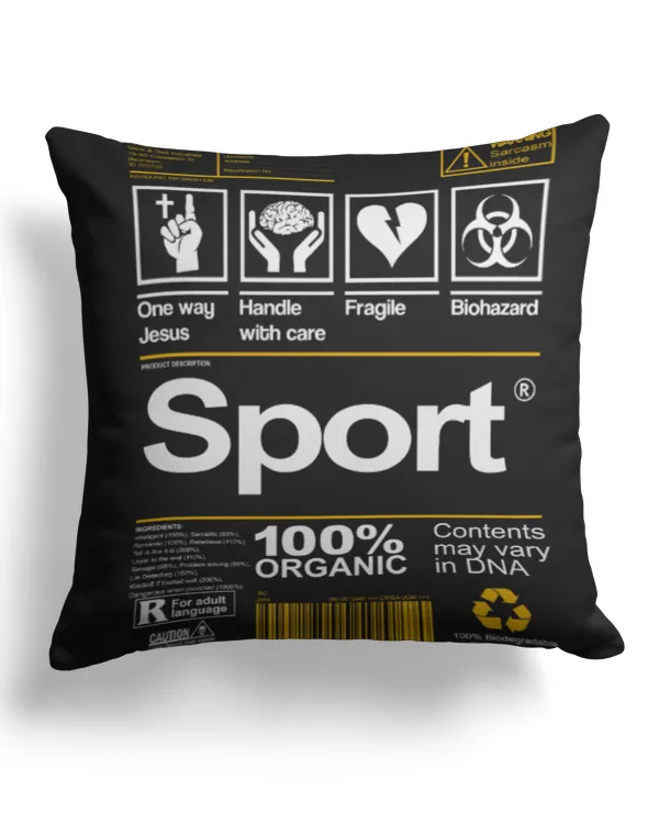 Cotton Drill Pillow (Dual Sided)