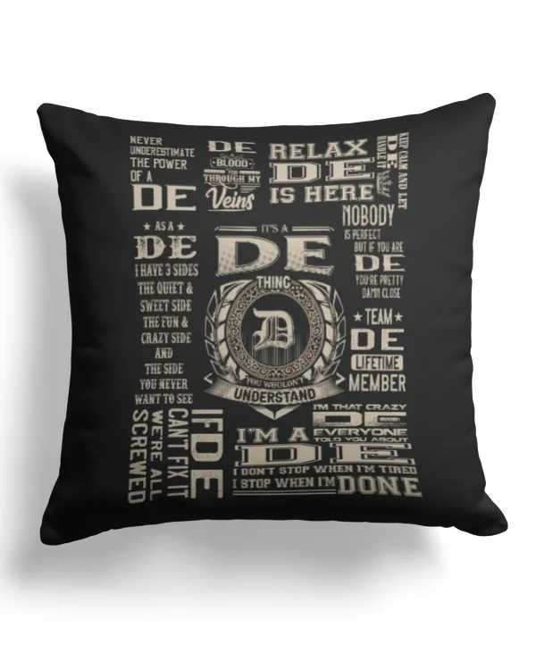 Cotton Drill Pillow (Dual Sided)