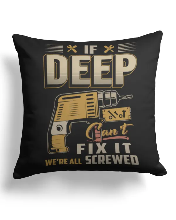 Cotton Drill Pillow (Dual Sided)