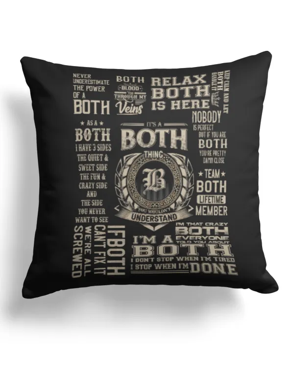 Cotton Drill Pillow (Dual Sided)