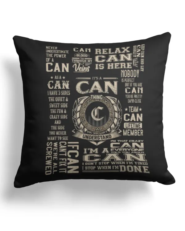 Cotton Drill Pillow (Dual Sided)