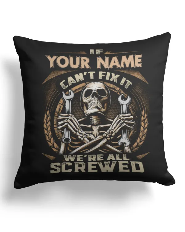 Cotton Drill Pillow (Dual Sided)