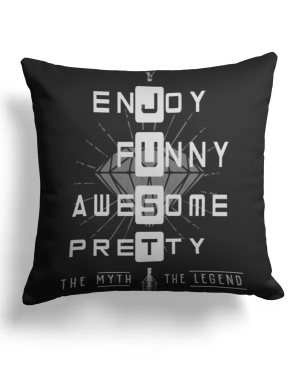 Cotton Drill Pillow (Dual Sided)