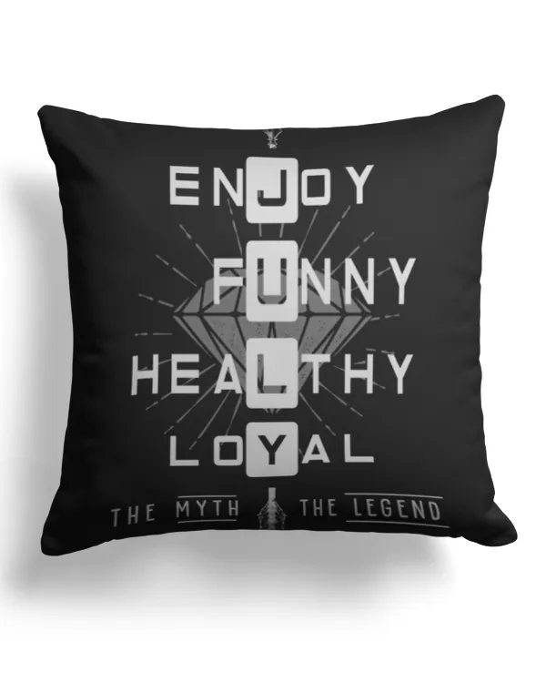 Cotton Drill Pillow (Dual Sided)