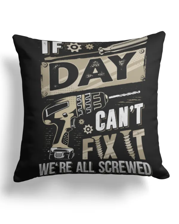 Cotton Drill Pillow (Dual Sided)