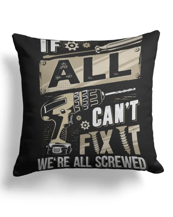 Cotton Drill Pillow (Dual Sided)